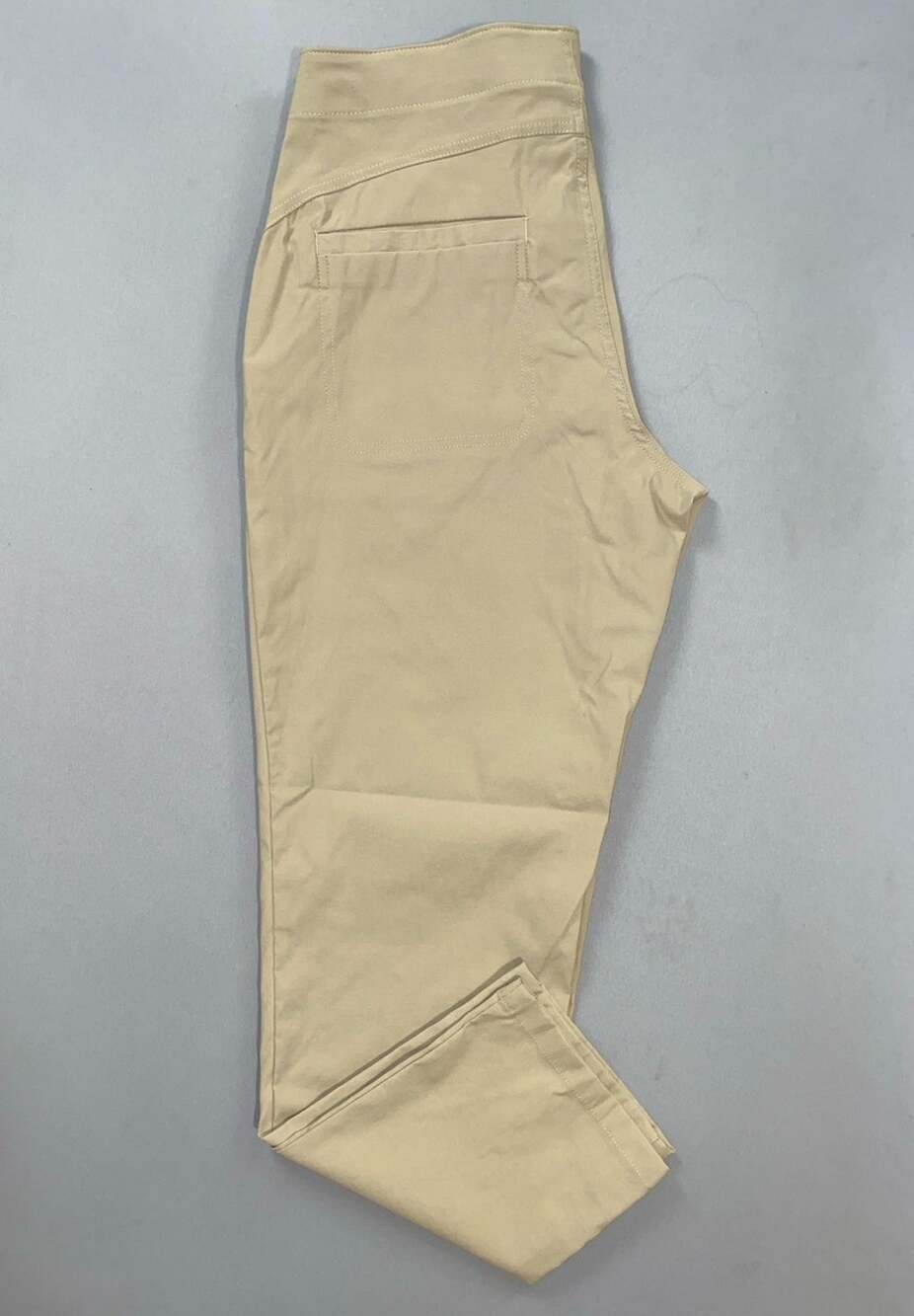 Eddie Bauer Women's Patch Pocket Women's Horizon Straight Ankle Pants. Beige, 8